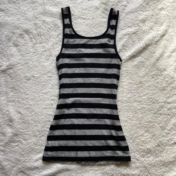 2000s Sequin Striped Tank Top - Picture 7 of 7